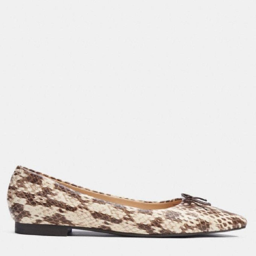 $89 NWT (9.5) Coach Point Flat - Picture 7 of 8